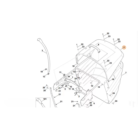 STIHL  Osłona 6160 706 3400